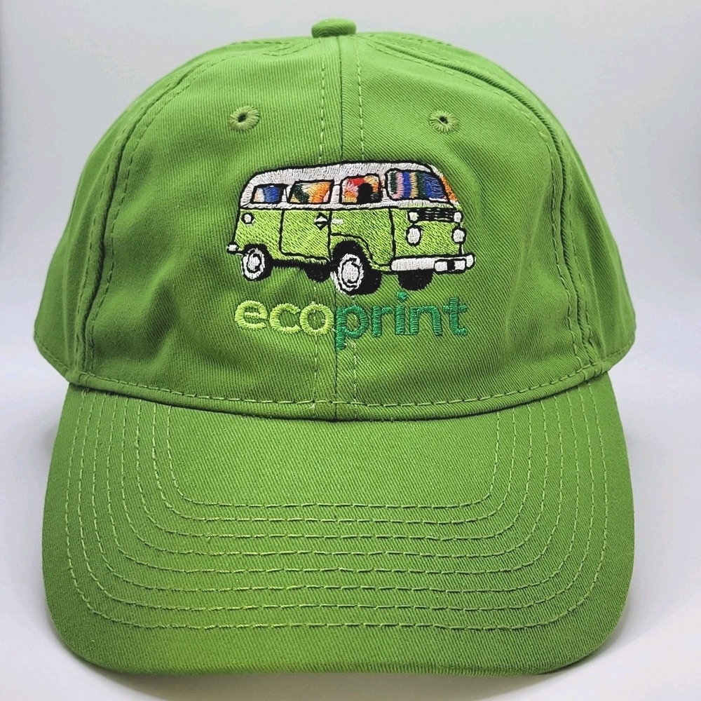 Green Adjustable Baseball Cap Dad Hat Cotton‎ Van Roadtrip
